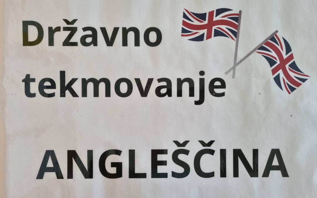 Državno tekmovanje iz angleščine