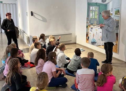 Ura angleščine v galeriji